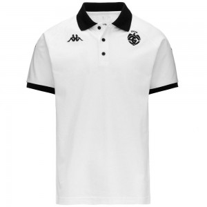 Men Kappa Avraz Spezia Polo Shirt White | 105798-EBT