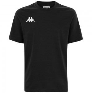 Men Kappa Dholo Jersey Black | 817209-FLX