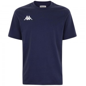 Men Kappa Dholo Jersey Navy | 845630-DLV