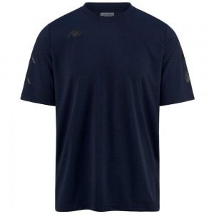 Men Kappa Domob Jersey Navy | 562074-XAF