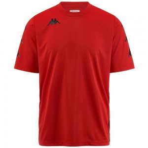 Men Kappa Domob Jersey Red | 803417-XGE