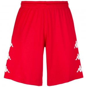 Men Kappa Dorgo Shorts Red | 129586-KTH