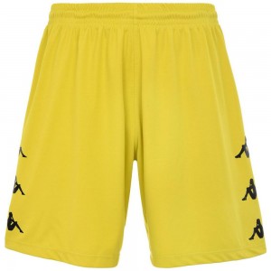 Men Kappa Dorgo Shorts Yellow | 392750-DUP