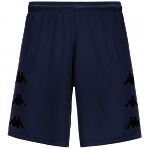 Men Kappa Dorgolip Shorts Navy | 916542-MWU