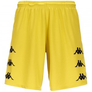 Men Kappa Dorgolip Shorts Yellow | 583207-IBK