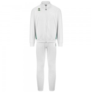 Men Kappa Dotus Tracksuit White | 075149-PCX