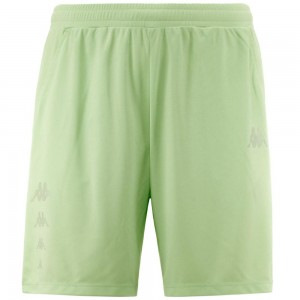 Men Kappa Elmo Shorts Green | 407891-GCQ