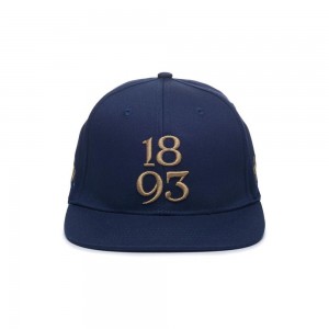 Men Kappa Esefyflat Genoa Cap Navy | 349085-PFI