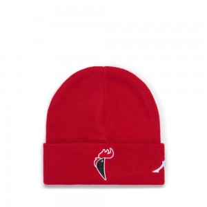 Men Kappa Jpn Abbys Bari Cap Red | 759462-RJV