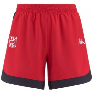 Men Kappa Kombat Dota Us Shorts Red | 891730-YTW