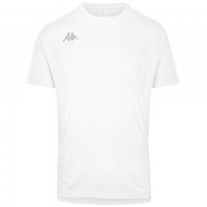 Men Kappa Kombat Eduo Jersey White | 360497-BZR