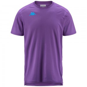 Men Kappa Kombat Elabo Jersey Purple | 406251-MUR