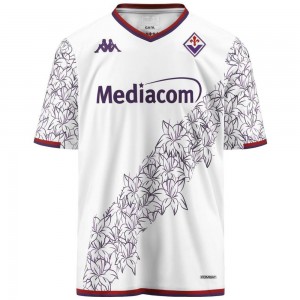 Men Kappa Kombat Extra 2024 Fiorentina Jersey White | 294587-WMI