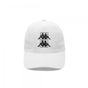 Men Kappa Kombat Padel Chisted Cap White | 608724-AQY