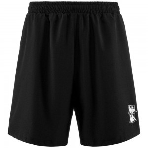 Men Kappa Kombat Padel Diviolo Shorts Black | 348792-MJE