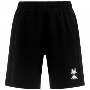 Men Kappa Kombat Padel Fivio Shorts Black | 153207-WJC