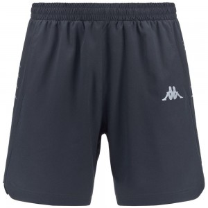 Men Kappa Kombat Run Fusto Shorts Grey | 495803-YLH