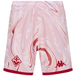 Men Kappa Kombat Ryder Fiorentina Shorts Pink | 691850-CSM