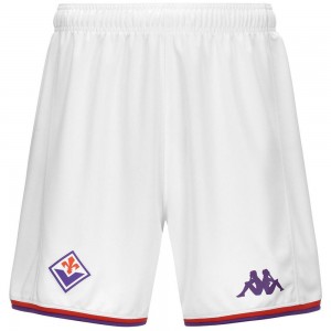 Men Kappa Kombat Ryder Pro Fiorentina Shorts White | 237048-OCV