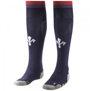 Men Kappa Kombat Spark Pro Fiorentina 1pack Socks Navy | 918037-VFX