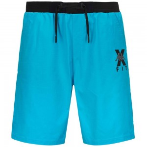 Men Kappa Kombat Wkt Egameno Shorts Blue | 469381-ALR