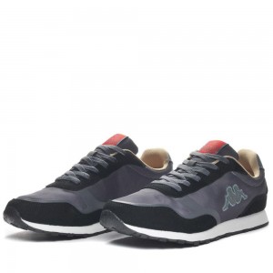 Men Kappa Logo Aymar Sneakers Grey | 342701-LXC