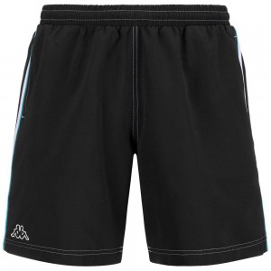 Men Kappa Logo Balicriz Swimwear Black | 075329-NRC