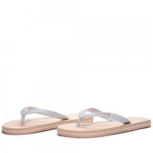 Men Kappa Logo Belkem Flip Flops Pink | 607183-MHU