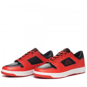 Men Kappa Logo Bernal Sneakers Red | 940156-BPI