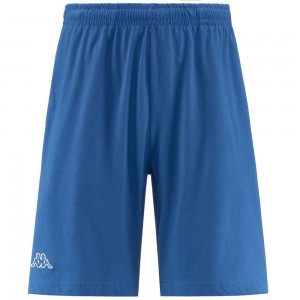 Men Kappa Logo Cabog Shorts Blue | 038957-YUK