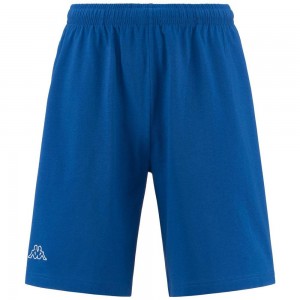 Men Kappa Logo Cabog Shorts Blue | 417869-SMA