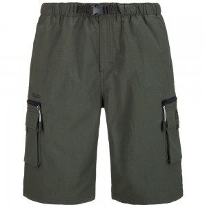 Men Kappa Logo Cargos Shorts Green | 704325-IYL