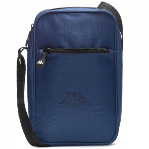 Men Kappa Logo Carmy Bags Blue | 162305-WPD