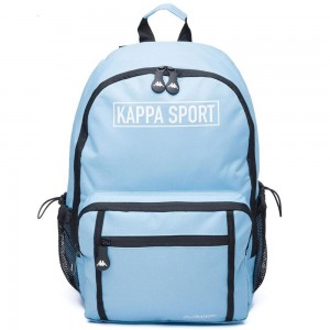 Men Kappa Logo Cloyster Backpack Blue | 260571-ODP