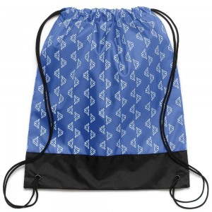 Men Kappa Logo Dacut Backpack Blue | 826105-YFB