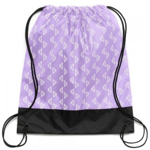 Men Kappa Logo Dacut Backpack Purple | 249816-QOY