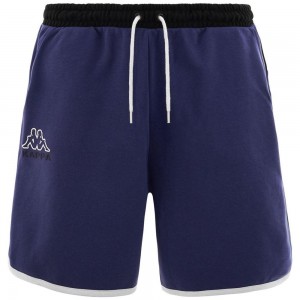 Men Kappa Logo Ele Shorts Blue | 780519-MGN