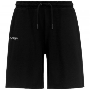 Men Kappa Logo Felito Shorts Black | 324678-CQR