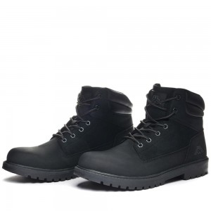 Men Kappa Logo Fillmore Md Boots Black | 486031-OTD