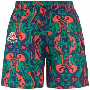 Men Kappa Logo Fiolmo Shorts Green | 298460-IYP