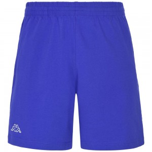 Men Kappa Logo Korpo Cabas Shorts Blue | 849613-JOC