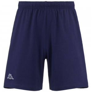 Men Kappa Logo Korpo Cabas Shorts Navy | 751203-QHY