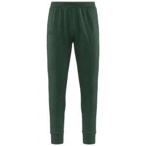 Men Kappa Logo Korpo Zant Pants Green | 071435-LGY