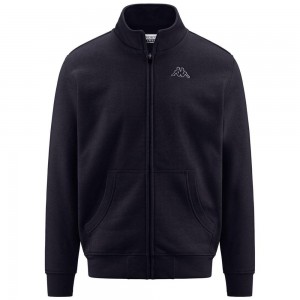 Men Kappa Logo Korpo Zentil Jacket Navy | 386492-IAV