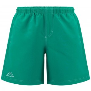 Men Kappa Logo Korpo Zolg Swimwear Green | 689204-PLD