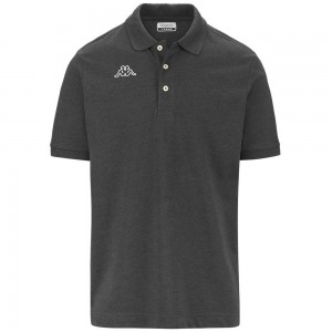 Men Kappa Logo Life Mss Polo Shirt Grey | 079856-IRP