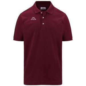 Men Kappa Logo Life Mss Polo Shirt Red | 905241-NOC