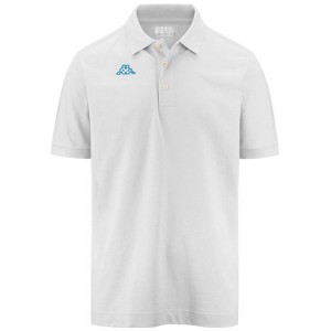 Men Kappa Logo Life Mss Polo Shirt White | 986052-JDL