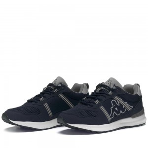 Men Kappa Logo Lino Sneakers Navy | 029653-CIG