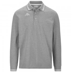 Men Kappa Logo Maltax 5 Mls Polo Shirt Grey | 865201-JXV